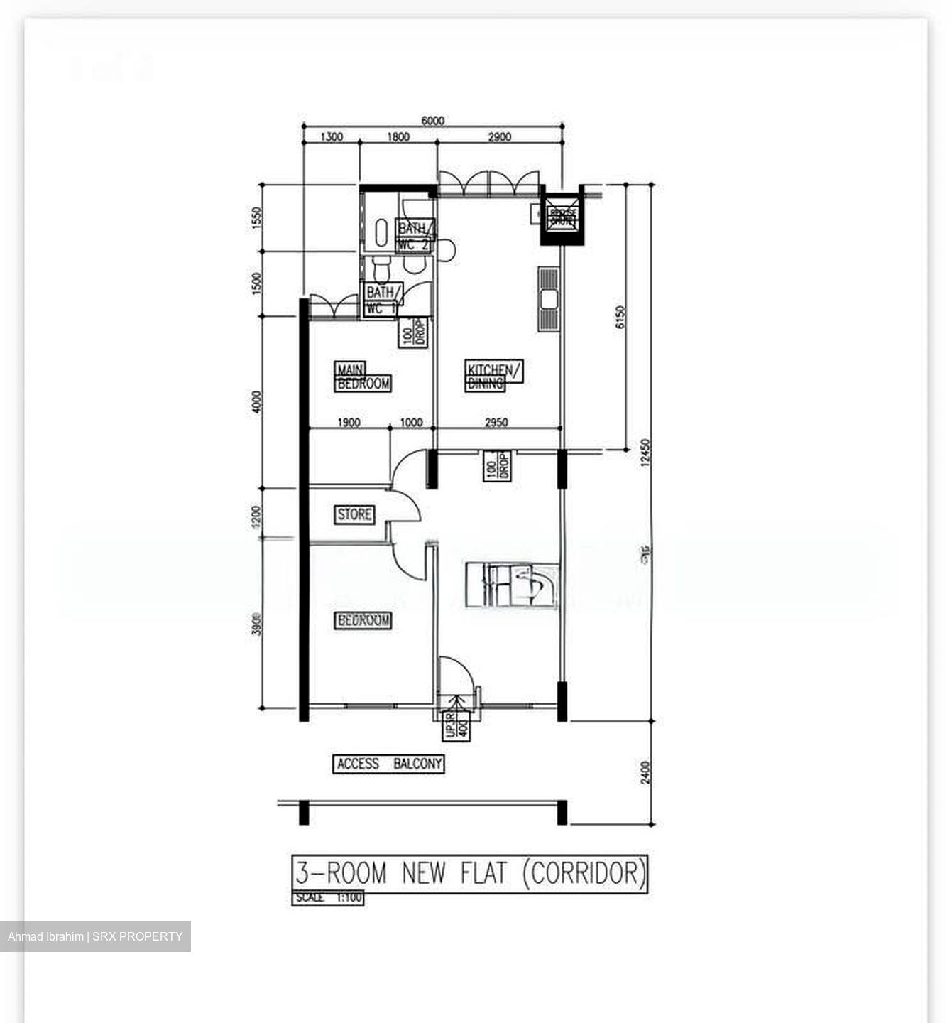 Blk 463 Hong Kah Ville (Jurong West), HDB 3 Rooms #588658491